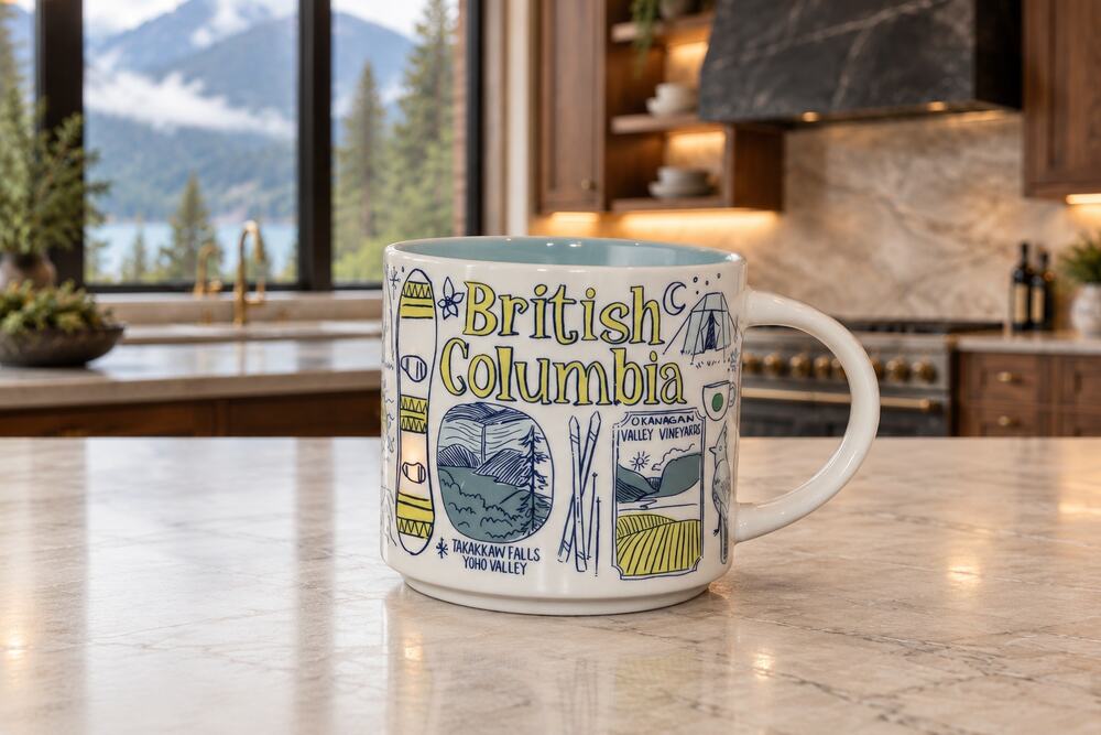 Starbucks British Columbia Been There Series Coffee Mug Canada 14 oz